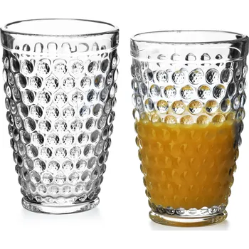 Sklenice Sada 6 sklenice ELISE DOTS 380 ml čirá