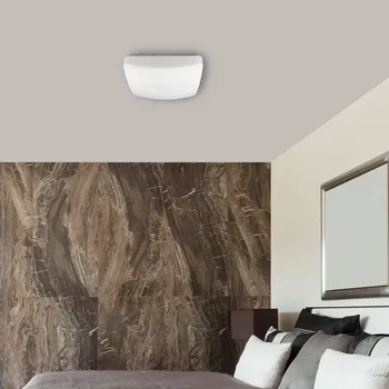Müller-Licht LED stropní svítidlo Reva 30 Square, bílé, plast, ocel bílá LED 12 W celkem