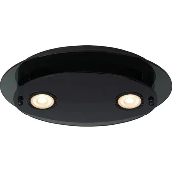 Lucide 79181/02/30 - Stropní svítidlo OKNO 2xGU10/5W/230V černá