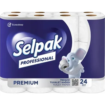 Toaletní papír Selpak Professional bílý 3vrstvý 24 ks