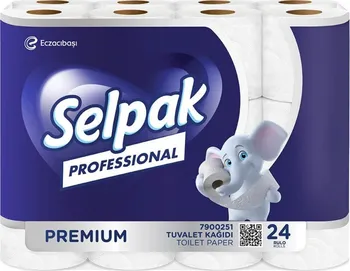 Toaletní papír Selpak Professional bílý 3vrstvý 24 ks