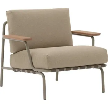 Muuto Křeslo Settle Lounge Chair, Ribbed Weave 5/taupe