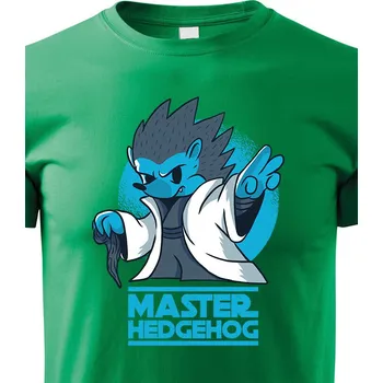 Chlapecké tričko Dětské tričko Master hedgehog, Barva Zelená, Velikost 110 cm/4 roky, Canvas Dětské tričko Bezvatriko.cz 2776