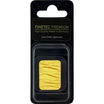 Vodová barva Akvarelová barva v pánvičce FINETEC - F6200C Metallic High Reflection Gold