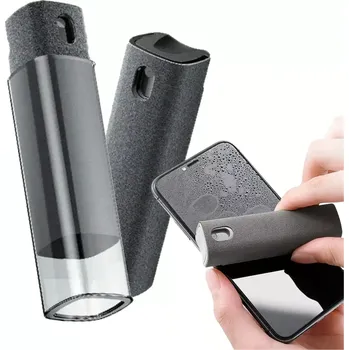 Čistící sada Čisticí sada pro telefon, přenosný čistič obrazovky, 2v1 sada, šedá barva