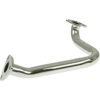 Výfuk pro motocykl Tecno Krátké koleno výfuku chrom Euro 2 17051