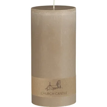 Svíčka Ib Laursen Svíčka Church Rustic Linen 20 cm