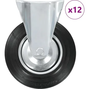 zvedák vidaXL 12 ks pevná kolečka 200 mm [277997]