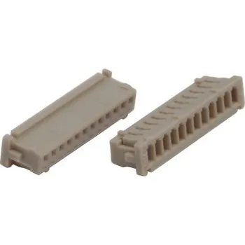 Elektrický konektor Pouzdro konektoru, řada: DF13, rozteč: 1.25mm, počet kontaktů: 12, počet řad: 1, orientace těla: Rovný, Samice,