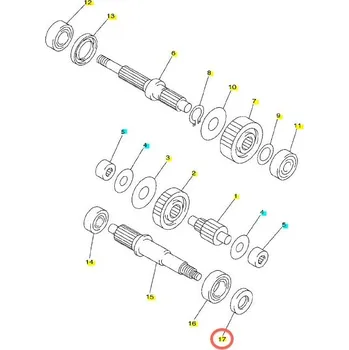 Motor pro motocykl Yamaha Gufero hřídele spojky 931022539500