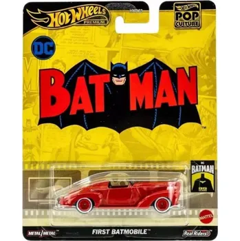 auto na autodráhu Mattel HW POP CULTURE Batman FIRST BATMOBILE, HVJ40