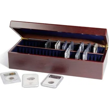 Mincovní kazeta na 50 ks kapslí EVERSLAB, QUICKSLABS, PCGS...