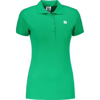 Dámské triko s límečkem ALTISPORT CARRYOVER ALW065210 STŘEDNĚ ZELENÁ XL