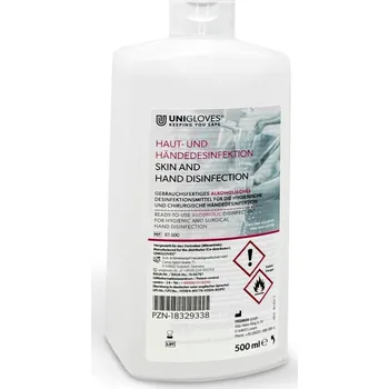 Dezinfekce UNIGLOVES Dezinfekce na ruce 500 ml Objem: 500 ml
