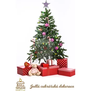 Jedlá dekorace na dort Caketools Jedlý papír "Veselé vánoce 2" - A4