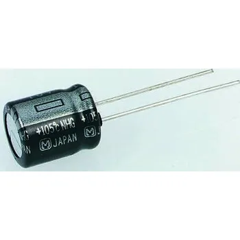 Kondenzátor Kondenzátor, řada: NHG 33μF ±20procent 63V dc, Radiální, Průchozí otvor Hliníkové elektrolytické Panasonic