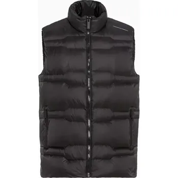 Pánská softshellová bunda PORSCHE DESIGN Padded Vest Vesta odlehčená prošívaná černá puma (Velmi měkká prošívaná vesta s technologií Pertex® Quantum.)