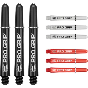 Příslušenství pro šipky Target-Darts Pro-Grip Black/White/Red Shaft 3x Sada Velikost: Intermediate 41mm