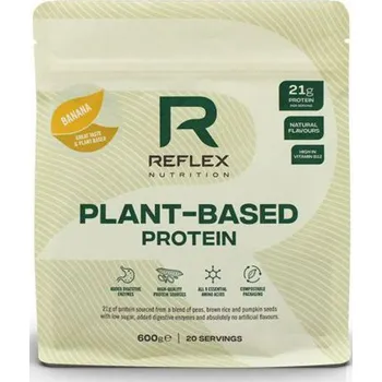 Protein Reflex Nutrition Plant Based Protein 600g natural Příchuť: cacao & caramel