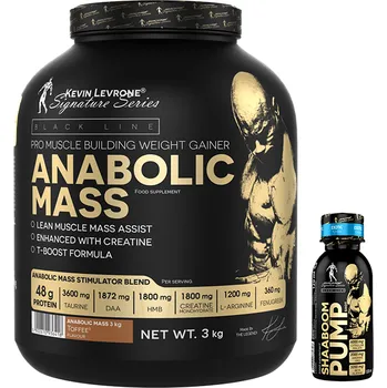 Gainer Kevin Levrone Anabolic mass 3000g Příchuť: Hazelnut Chocolate
