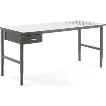 Dílenský stůl Pracovní stůl CARGO, s kuličkami, 2000x750 mm, 1 zásuvka