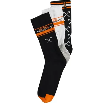 Pánské ponožky Ponožky 3 páry TIMBERSPORTS černá/bílá STIHL (04215001446) (Fanoušek TIMBERSPORTS® od hlavy až k patě!)