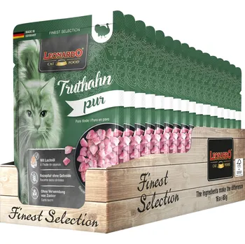 Krmivo pro kočku Leonardo multipack ČISTÉ KRŮTÍ - kapsička pro kočky 16x85 g