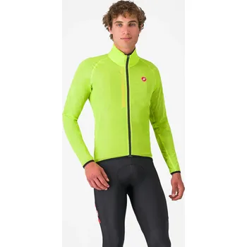 Cyklistická bunda Bunda CASTELLI Squall Shell Electric Lime M