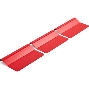 Plechová cedule Cedule na označení odpadu pro výklopný kontejner AZURE, bal. 3 ks, červená