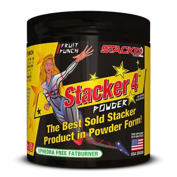 Spalovač tuku Stacker2 Europe Stacker 4 Powder 150g Příchuť: Fruit Punch