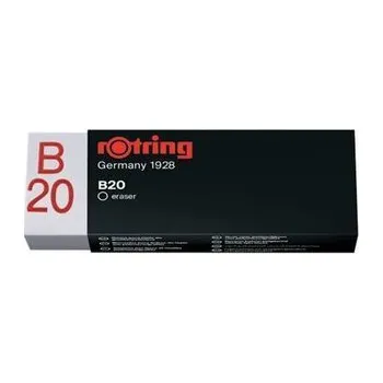 Pryž Pryž "Rapid B20", bílá, s papírovým pouzdrem, ROTRING NRR0194570