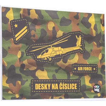 desky na sešit Desky na číslice s motivem Helikoptéra