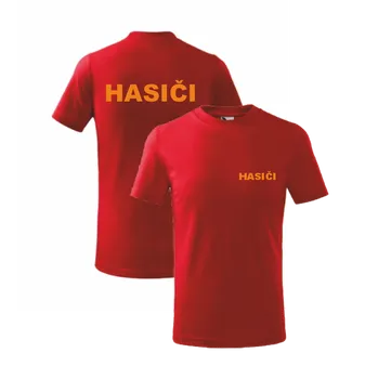 Červené dětské triko pro hasiče