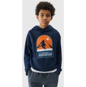 Chlapecká mikina Chlapecká mikina 4F - tmavě modrá Velikost: 152