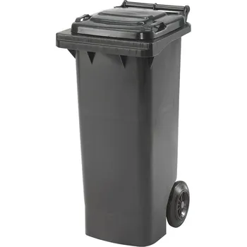 Odpadkový koš Nádoba na tříděný odpad HENRY, 80 l, šedá