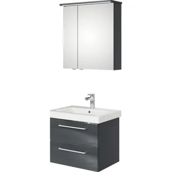 Koupelnový nábytek Koupelnová sestava Pelipal Sunline 105 Block šedá 66 cm SET-107-105