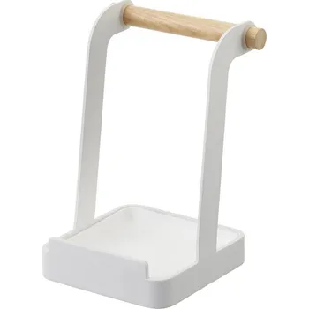 Příborník do zásuvky YAMAZAKI Stojánek na pokličku a vařečku Tosca 2423, bílý