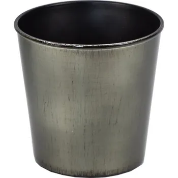 Plastový květináč zelený 13,5x10x13 cm