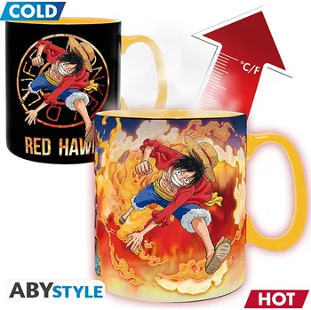 ONE PIECE - Mug Heat Change - 460 ml - Luffy & Sabo