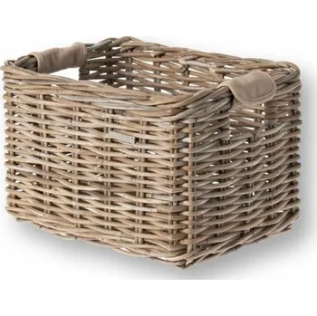 košík na kolo Přední koš Basil BASIL DORSET M, přírodní šedý ratan