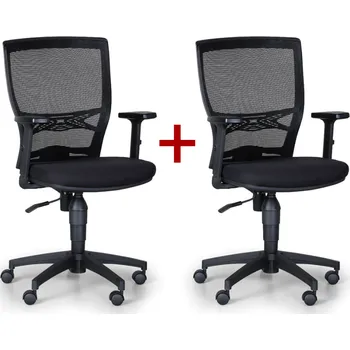 Kancelářská židle VENLO 1+1 ZDARMA, černá