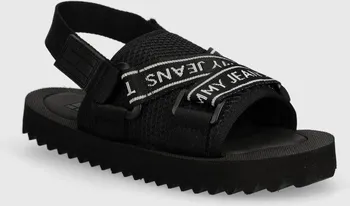 Dámské sandále Sandály Tommy Jeans TJW PREMIUM EVA SANDAL dámské, černá barva, EN0EN02462, EUR 38
