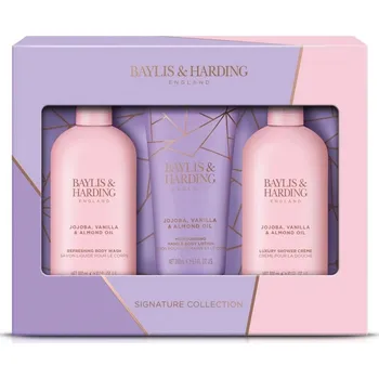 Kosmetická sada Baylis & Harding - Jojoba & Vanilka Dárková sada péče o tělo, 3 ks