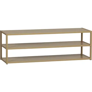 Televizní stolek WOOOD Světle hnědý kovový TV stolek Ellise 120 x 35 cm