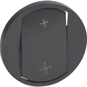 vypínač CL KRYT OVL.VENT.2RYCH. GRAFIT *067961 Legrand