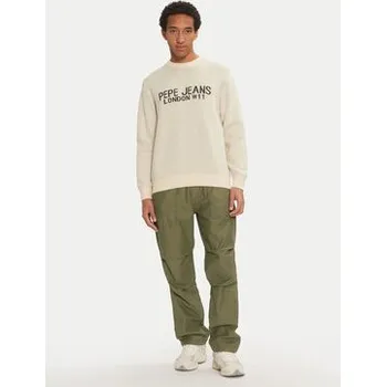 Pánské oblečení Pepe Jeans Svetr Cardin PM702466 Écru Regular Fit XXL