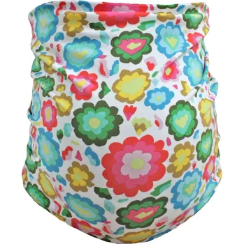 Těhotenská móda Těhotenský pás Flower Power Velikost: S