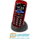 Aligator A670 Senior červený + stolní nabíječka