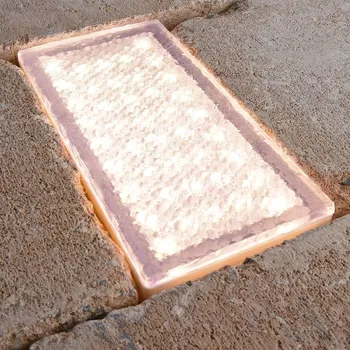 Venkovní osvětlení Deko-Light LED zapuštěné podlahové svítidlo Tabit, 10 x 20 cm, pochozí šedá, průhledná LED 3,7 W celkem - Doprava zdarma