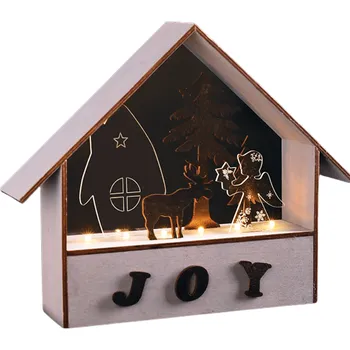 Vánoční osvětlení ACA Lighting LED vánoční betlém 6 LED, teplá bílá, 2x baterie AAA, 28 cm, IP20